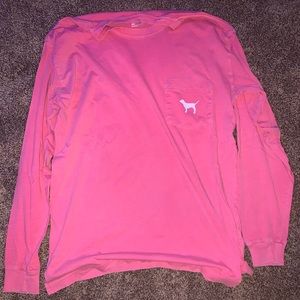 Ling sleeve pink shirt
